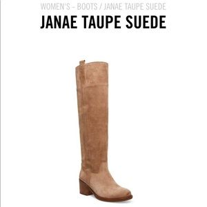 Steve Madden Women’s Boots- janae in taupe suede